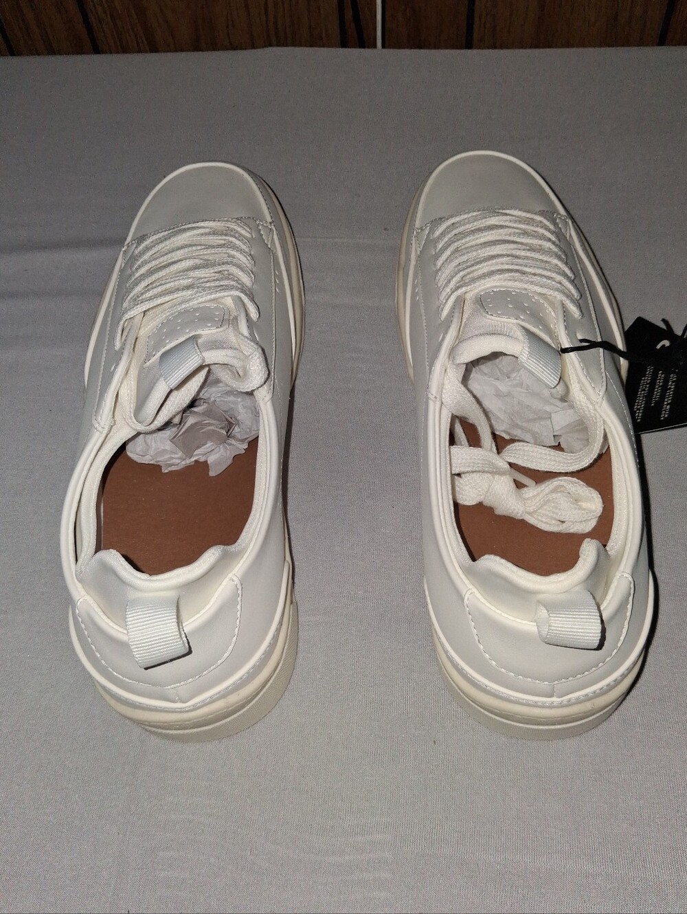 Steve Madden NYC Men's Markk Casual White Sneakers Size 9 - Picture 3 of 5